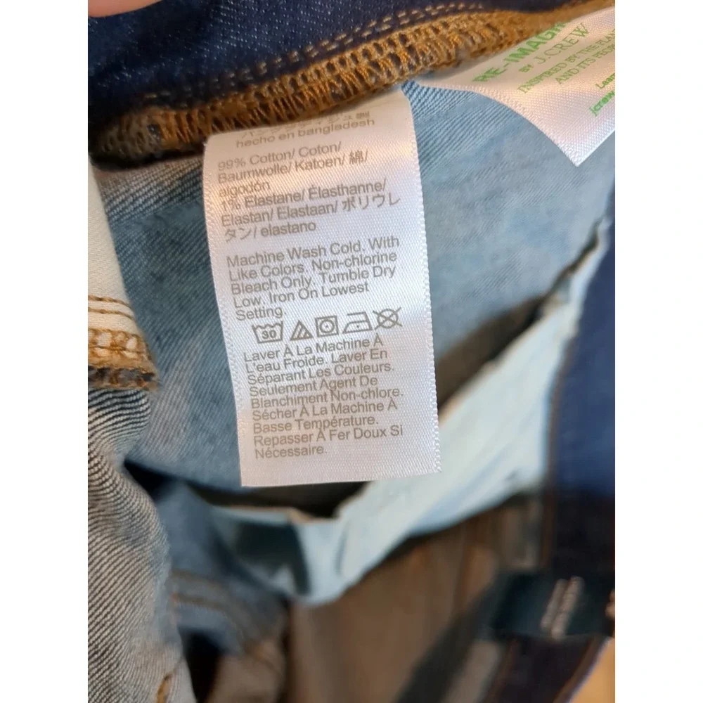 J. Crew Mens 36x32 Athletic‎ Slim Fit Medium Wash Jeans